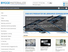 Tablet Screenshot of byggematerialer.dk